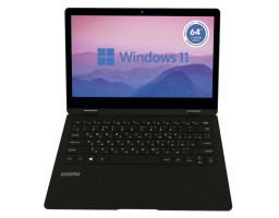 DIGMA EVE 11 C421Y Intel Celeron N4020C 1100MHz/11.6"/1366х768/4GB/128GB eMMC/DVD нет/Intel UHD Graphics 600/Wi-Fi/Bluetooth/Windows 11 Home (NCN114BXW01) Black