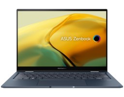 ASUS Zenbook 14 Flip UP3404VA-KN026X (90NB10E2-M004L0) Intel Core i7 1360P 2200MHz/14"/2880x1800/16GB/1024GB SSD/DVD нет/Intel Iris Xe Graphics/Wi-Fi/Bluetooth/Windows 11 Pro Blue