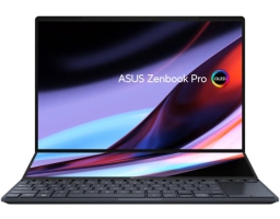 ASUS Zenbook Pro Duo OLED UX8402VU-P1036W (90NB10X2-M003C0) Intel Core i7 13700H 2400MHz/14.5"/2880x1800/16GB/1024GB SSD/NVIDIA GeForce RTX 4050 6GB/Windows 11 Home Black