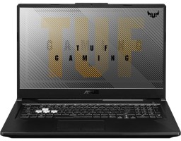 ASUS TUF Gaming A17 FX706II-H7223T AMD Ryzen 5 4600H 3000MHz/17.3"/1920x1080/8GB/512GB SSD/DVD нет/NVIDIA GeForce GTX 1650 Ti 4GB/Wi-Fi/Bluetooth/Windows 10 Home  (90NR03P2-M04390) Grey