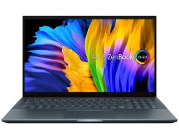 ASUS Zenbook Pro 15 UM535QE-KY241R (90NB0V91-M007H0) AMD Ryzen 7 5800H 3200MHz/15.6"/1920x1080/16GB/1024GB SSD/NVIDIA GeForce RTX 3050 Ti 4GB/Windows 10 Pro Grey