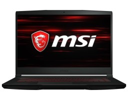 MSI GF63 Thin 11UCX-1609XRU Intel Core i5 11260H 2600MHz/15.6"/1920x1080/16GB/256GB SSD/NVIDIA GeForce RTX 2050 4GB/Wi-Fi/Bluetooth/DOS (9S7-16R612-1609) Black