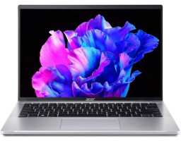 Acer Swift GO 14 SFG14-71-743F Intel Core i7 13620H 2400MHz/14"/2880x1800/16GB/1024GB SSD/Intel Iris Xe Graphics/Wi-Fi/Bluetooth/Без ОС (NX.KLQCD.004) Silver