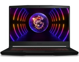 MSI Thin GF63 12UCX-1037XRU Intel Core i5 12450H 2000MHz/15.6"/1920x1080/16GB/256GB SSD/NVIDIA GeForce RTX 2050 4GB/Wi-Fi/Bluetooth/DOS (9S7-16R821-1037) Black