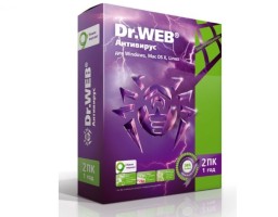 DR.Web Антивирус 2PC 1Y Base Box (BHW-A-12M-2-A3)