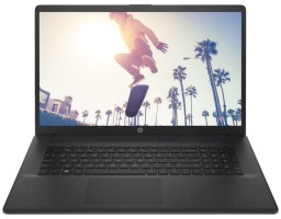 HP (7P563EA) Intel Core i3 N305 1800MHz/17.3"/1920х1080/8GB/256GB SSD/Intel UHD Graphics/Wi-Fi/Bluetooth/DOS (Black)