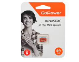 GoPower 64Gb MicroSD (00-00025681)