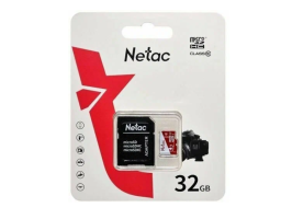 Netac P500 ECO 32Gb MicroSD + SD адаптер (NT02P500ECO-032G-R)