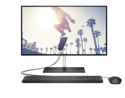 HP 24-ck0137ci (6C9H6EA) Intel Pentium J5040 2000 МГц/8192 Mb/256 Gb SSD/23.8" Full HD 1920x1080/DVD нет/Intel UHD Graphics 605/Dos (Черный)