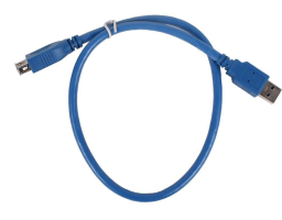 VCOM USB A (M) - USB A (F), 0.5м (VUS7065-0.5M)