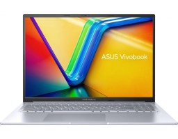 ASUS VivoBook 16X M3604YA-MB309 AMD Ryzen 5 7430U 2300MHz/16"/1920x1200/16GB/512GB SSD/AMD Radeon Graphics/Wi-Fi/Bluetooth/Без ОС (90NB11A2-M00DE0) Silver