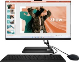 Lenovo IdeaCentre AIO 3 27IAP7 Intel Core i5 1235U 1300 МГц/8192 Mb/512 Gb SSD/27" Full HD 1920x1080/DVD нет/Intel Iris Xe Graphics/Без ОС (F0GJ00C8RU) Черный