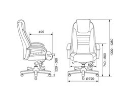 Бюрократ T-9923WALNUT (T-9923WALNUT/CHOK) Светло-коричневый