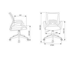 Бюрократ CH-W695NLT (CH-W695NLT/PK/TW-13A) Розовый