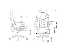 Zombie VIKING 6 KNIGHT Fabric (VIKING 6 KNIGHT BL) Голубой