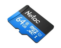 Netac P500 64Gb MicroSD + SD адаптер (NT02P500STN-064G-R)