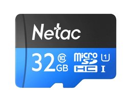 Netac P500 32Gb MicroSD+ SD адаптер (NT02P500STN-032G-R)