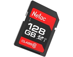 Netac P600 SDHC 128GB U1/C10 up to 80MB/s (NT02P600STN-128G-R)