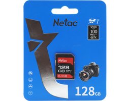 Netac P600 SDHC 128GB U1/C10 up to 80MB/s (NT02P600STN-128G-R)
