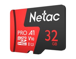 Netac P500 Extreme Pro 32Gb MicroSD + SD адаптер (NT02P500PRO-032G-R)