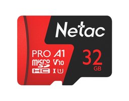 Netac P500 Extreme Pro 32Gb MicroSD + SD адаптер (NT02P500PRO-032G-R)
