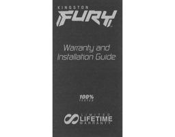 Kingston Fury Beast 8 ГБ DDR5 CL40 DIMM (KF556C40BB-8)