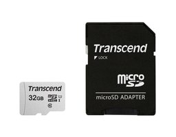 Transcend microSDHC 300S Class 10 UHS-I U1 32GB + SD adapter (TS32GUSD300S-A)