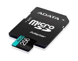 ADATA 256Gb MicroSD + SD адаптер (AUSDX256GUI3V30SA2-RA1)