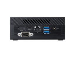 ASUS Mini PC PN41 Intel Celeron N4505 2000 МГц/не установлен DDR4/не установлен SSD/DVD нет/Intel UHD Graphics 630/Без ОС (90MR00IA-M00810) Черный