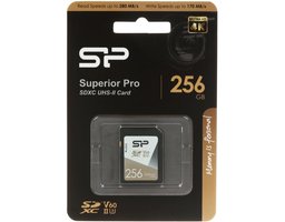 Silicon Power Superior Pro 256Gb SD (SP256GBSDXJV6V10)