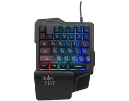 Oklick 701G IRON FIST, USB, c подставкой для запястий (1196590) Черный