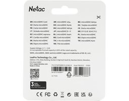 Netac P500 ECO 16Gb MicroSD + SD адаптер (NT02P500ECO-016G-R)