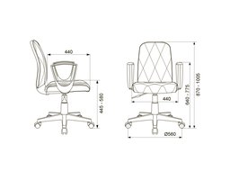 Бюрократ CH-W327 OR-10 (CH-W327/OR-10) Слоновая кость
