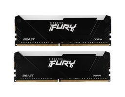 Kingston Fury Beast RGB 64Gb DDR4 3200MHz (2x32Gb KIT) (KF432C16BB2AK2/64)