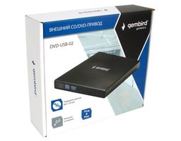 Gembird DVD-USB-02 Black RTL