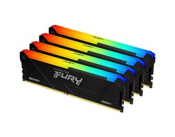 Kingston Fury Beast Black RGB 32Gb DDR4 3200MHz (4x8Gb KIT) (KF432C16BB2AK4/32)