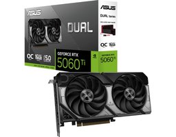 ASUS OC 16Gb NVIDIA GeForce RTX 5060 Ti (DUAL-RTX5060TI-O16G)