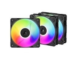 Arctic P12 Pro Reverse A-RGB Black (3 шт.) (ACFAN00333A)