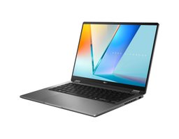 ASUS VivoBook 14 Flip TP3407AA-SG111W (90NB17C1-M007C0) Intel Core Ultra 7 355 1700MHz/14"/1920x1200/16GB/512GB SSD/Intel Graphics/Wi-Fi/Bluetooth/Windows 11 Home Grey