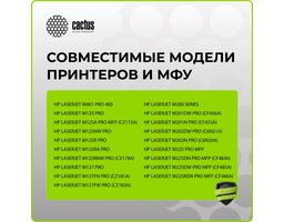 Cactus CS-CF283AD черный (1500 стр) для HP LJ Pro M125nw