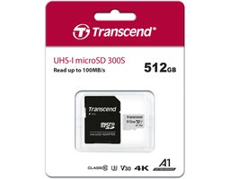 Transcend 512GB UHS-I U3 (TS512GUSD300S-A)