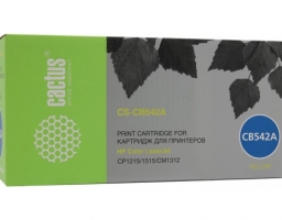 Cactus CS-CB542A желтый (1400 стр) для HP LaserJet CM1312/CM1312NFi/CP1210 Series/CP1215/CP1217/CP1510 Series/CP1515/CP1515N/CP1518/CP1518Ni